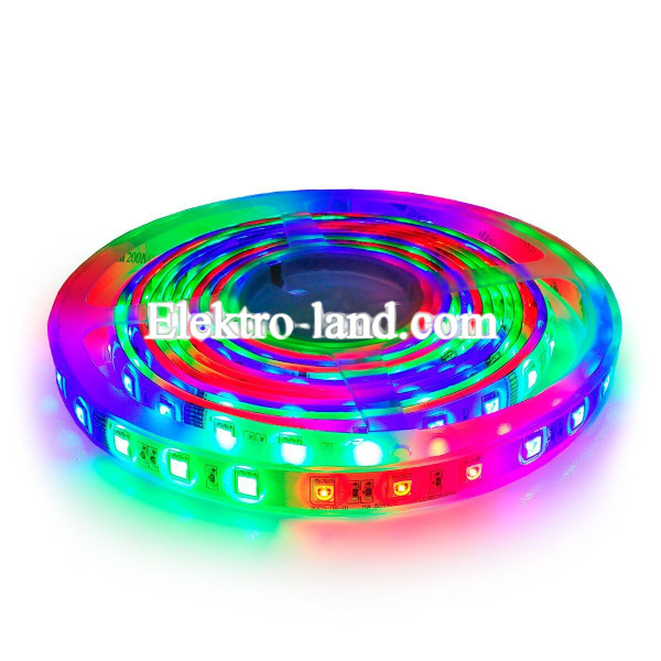 Светодиодная лента OEM ST-12-5050-60-FRGB-20 WS2811, негерметичная, 1м